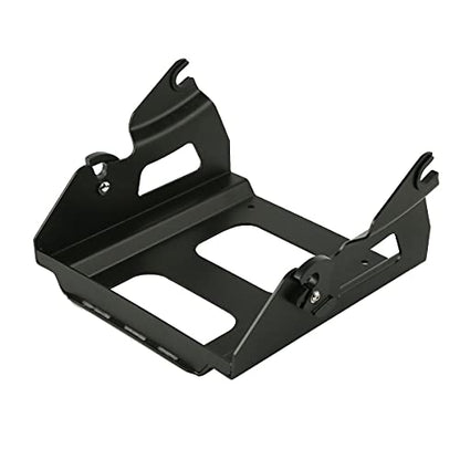 TCMT 5.5" Razor Motorcycle Trunk Box Backrest Pad Solo Mounting Rack Metal Base Plate Fit For Harley Touring 2009-2013 Road Glide Road King Street Glide Pack - color: Black Lacthes Trunk+Pad+Black Solo Rack+Plate
