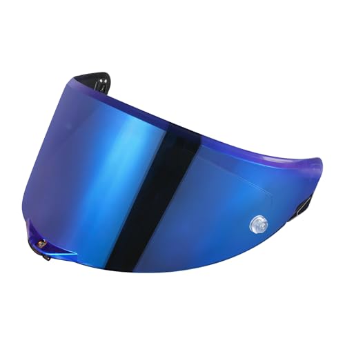 Helmet Shield Visor for Pista GPRR/Pista GPR/Corsa-R Motorcycle Helmet Accessories Replacement Face Shield (Chrome Blue) - color: Chrome Blue