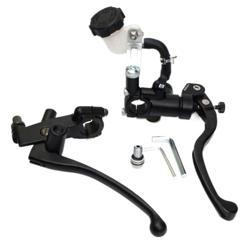 Motorcycle Handlebar LeversLever 17.5 RCS Universal Motorcycle Brake Master Cylinder Clutch Radial Brake Pump 22mm Motorcycle Clutch Lever Protector Brake Lever - color: 1 Pair
