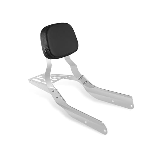 Sissy Bar Luggage Rack for Honda VTX 1300/1800 N/R/S Models | Motorcycle Passenger Backrest for Honda VTX1300 2003-2006 VTX1800 2002-2008 (Chrome) - size: Chrome 1 & Rack