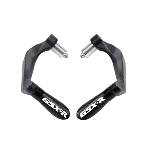 Handlebar Protector Motorcycle for SU&ZUKI GSXR 600 750 1000 K3 K4 K5 K6 K7 K8 Motocycle Handlebar Handle Grips Bar Ends Brake Clutch Levers Guard Protector - color: A black
