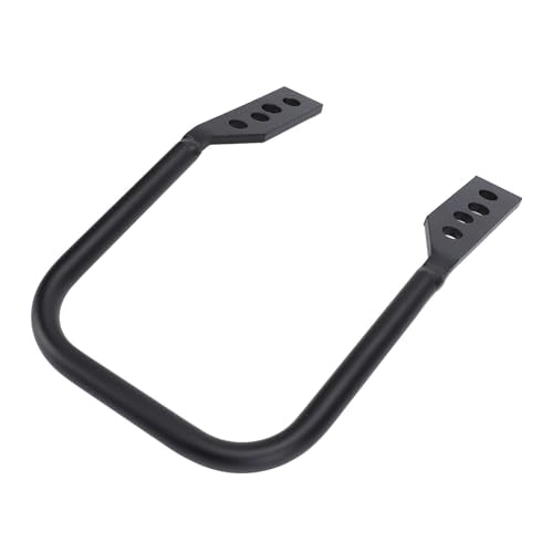 Motorcycle GPS Phone Navigation Bracket, 12mm Iron Tubing Construction Motorcycle GPS Navigation Mount Bracket, Front Bar Phone Holder with Adjustable Height Holes for