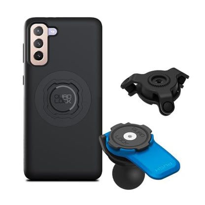 Quad Lock 1" Ball Adaptor for Motorcycle Phone Mount with Vibration Dampener and MAG Phone Case for Galaxy S21+ - size: Galaxy S21+
