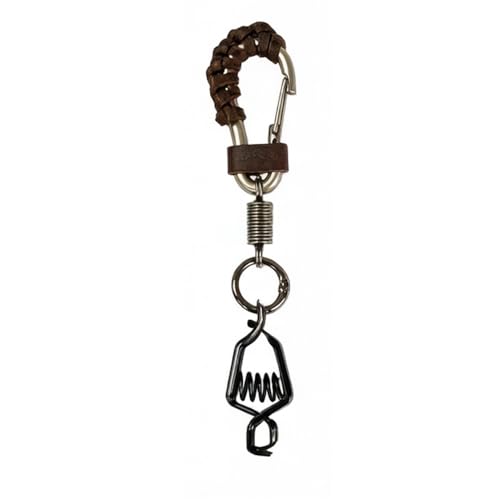 Heavy Duty Glove & Hat Clip with Carabiner, All-Metal Spring Clamp Work Glove Holder for Tool Belt, Harness, Backpack - style: Wanderer