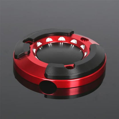 Monkey125 Left Right Engine Cover Protector Slider Compatible with Monkey 125 2022-2024 JB03 3D CNC Motorcycle Engine Crankcase Guard (Red) - color: Red
