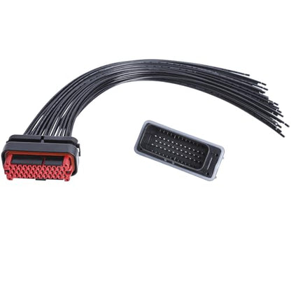 35 Pin ECU Connector Plug Kit, Female ECU Connector Wiring Harness + ECU Male Connector Socket for Automotive RV Truck Computer