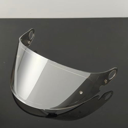 CPB-1V Helmet Shield for GLAMSTER,Replacement Motorcycle Helmet Visor Compatible with GLAMSTER (Revo Clear Silver) - color: Revo Clear Silver