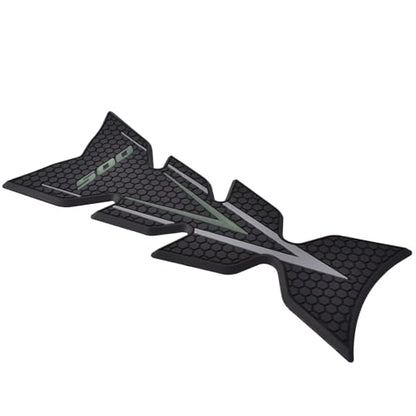 Motorcycle Side Fuel Tank pad Traction Pad Gas Knee Grip Protective Sticker Tankpad Protector fit for Ka&wa&sa&ki NINJA500/Z500 NINJA 500/Z 500 2024 2025 (Grey) - color: Grey