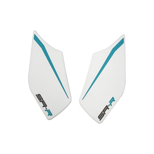 NIGHT CAT Motorcycle Tank Pad,Motorcycle Fuel Tank Protector,Gas Tank Decals Compatible With CFMOTO 675SR CF MOTO SR675 675 SR(White Side Traction Pad) - color: White Side Traction Pad