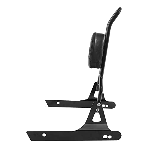 TCT-MOTORPARTS Black Detachable Passenger Backrest Sissy Bar Fits for Harley Dyna Street Bob 2006-2017