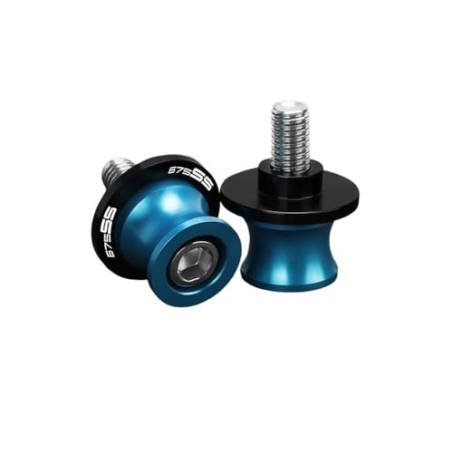 Moto Frame Sliders For CFMOTO 675SS 2024 2025 2026 Swingarm Spools 10MM Motorcycles Accessories Rear Stand Screws Sliders - color: A light blue M10