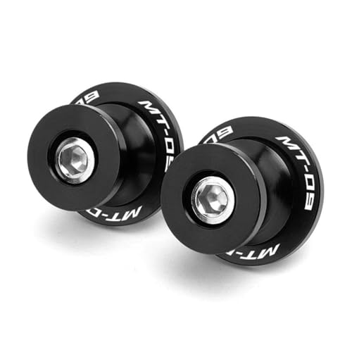 Rear Stand Frame Sliders for Yamaha MT03 MT10 MT-09 2014-2025 Motorcycle Accessories Swingarm Spools Sliders Stand Screws 6MM Swing Arm Bolts(MT09 Black) - color: MT09 Black