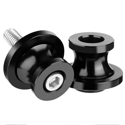 8MM X 1.25 Motorcycle Swing Arm Spools CNC Swingarm Spools Sliders Stand Screw Fit for Ninja 400 500 NINJA650, Vulcan, Triumph Trident 660, BMW S1000rr, Honda CBR 600rr, Suzuki GSXS, Ducati - size: 8MM swingarm spools