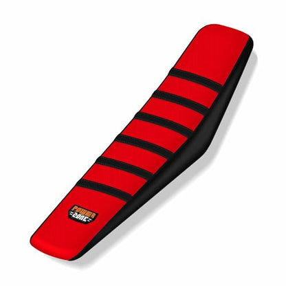 Motorcycle Dirt Bike Seat Cover Compatible with Yozma IN10 Universal Dirt Pit Motocross Rubber Seat Cushion (Black Red) - color: Black Red