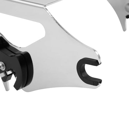 XFMT Motorcycle Chrome 2-Up Luggage Rack Trunk Mount Bracket For 2014-2026 Harley Touring Road King Street Glide Road Glide Electra Glide - color: Chrome 2-UP Luggage Rack
