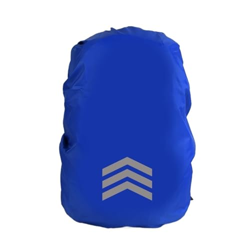 Backpack Rain Cover Waterproof Backpack Cover Solid Color Reflective Night Cycling Rain Suitable for 18L-25L Small - color: Blue09 S(18L-25L)