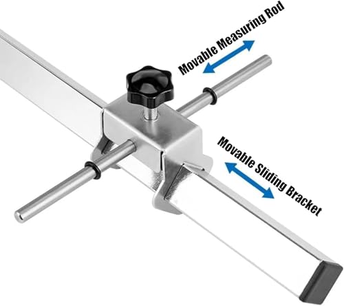 Derailleur Hanger Alignment Tool – Bicycle Rear Derailleur Hanger Gauge for 20"-29" Wheels – 304 Stainless Steel Wheel Alignment Tool for MTB, Road Bikes, UDH, Bike Repair and Maintenance