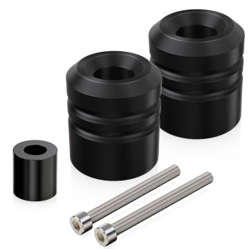 MZS Motorcycle Frame Sliders POM Compatible with CB600F CB600 CB599 599 2004-2007, Falling Crash Protector Guards Engine Fairing Protection No Cut Kits Black - size: CB600F / CB600 / CB599