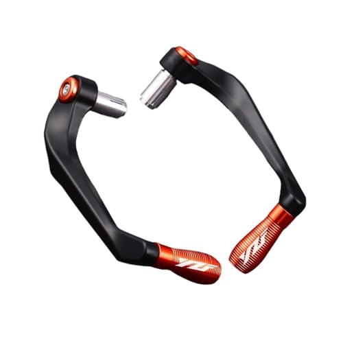Handguard Motorcycle Handlebar Grips Guard Brake Clutch Lever Protector for Yam&aha YZF R1 R6 2005 2006 2007 2008 2009 2010 2011 2012 2013 - color: Orange-A