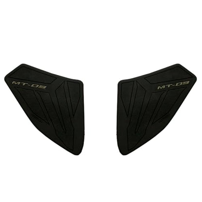 NIGHT CAT Motorcycle Fuel Tank Protector Compatible with Yamaha MT09 Fuel Tank Pad Non-SlipTank Side Traction pad Gas Tank Sticker Set(Black Tank Side Traction Pad) - color: Black-tank Side Traction Pad