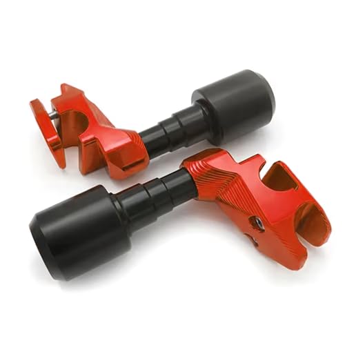 Motorcycle Frame Sliders Engine Guard Anti Crash Pad Protector for CFMOTO 450SS 450SR 450NK CF MOTO 450 SS, Black Aluminum Bodywork Protection Frame Accessories (Red) - color: Red