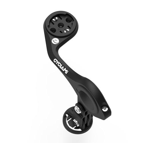Out Front Mount Compatible with Garmin Edge GPS Bike Computer, XOSS G/G+, iGPSPORT Bike Light & Gopro Cycling Handlebar 25.4mm 31.8mm(M5) - style: M5