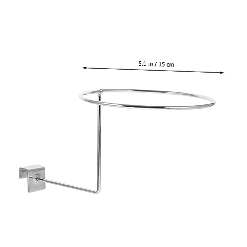 iplusmile 2pcs Hat Rack Closet Hooks for Wall Jacket Hooks Helmet Storage Holder Hats Holder Rack Helmet Hanger Multipurpose Hanger Storage Rack White Wall-Mounted Motorcycle Steel