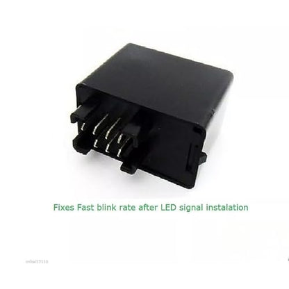 7-Pin LED Flasher Relay Compatible with Su zuki Motorcycles LED Turn Signal Light R7