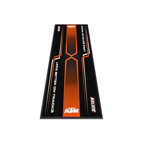 SIXTEN Motorcycle mat for KTM 37' x 94',5" - Environmental Garage & Paddock - Washable, Oil-Absorbing & Eco-Friendly - XL Protective Mat for Dirt Bike, Enduro & Motocross (Fusion) - color: Fusion