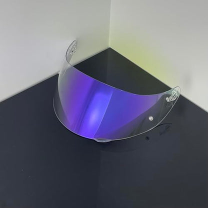 902 Helmet Visor Replacement,Motorcycle Helmet Face Shield for ILM 902,902L,902BT (Revo Clear Purple-Day&Night Use) - color: Revo Clear Purple-day&night Use