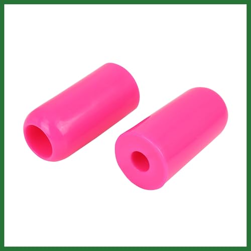 Motoforti Pair 10mm Motorcycle Frame Sliders Universal Extended Anti Crash Protector Cover Pink Long-lasting
