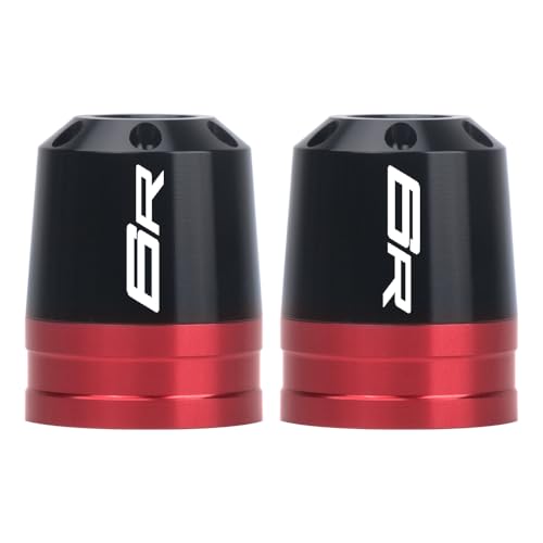 Motorcycle Bar End Sliders For Ninja ZX-6R 636 1995-2025 Handlebar End Crash Protectors CNC Aluminum Handlebar Weights ninja zx-6r 636 Accessories (Red) - color: Red