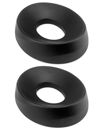 QWORK Motorcycle Helmet Stand, Helmet Service Pad, 2 Pack Helmet Support Donut Ring for Motorcycle Snowmobile Scooter Helmetsm, Black - size: 2 Pack