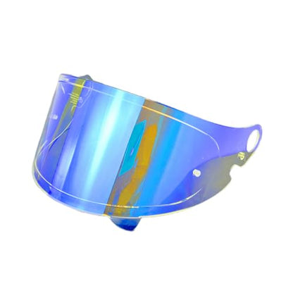 CPB-1V Helmet Shield for GLAMSTER,Replacement Motorcycle Helmet Visor Compatible with GLAMSTER (Revo Clear Blue) - color: Revo Clear Blue