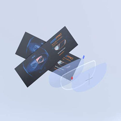 Universal Helmet Shield Anti Fog Film,Clear Visor Lens Insert Fog Resistant 3.7" x 10.7" - size: UNIVERSAL
