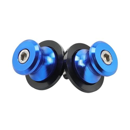Compatible with Ducati Monster 821 Panigale 899 959 1199 1299/S/R Motorcycle Accessories Rear Stand Screw Bolt M6 Swingarm Spools Slider(Blue) - color: Blue