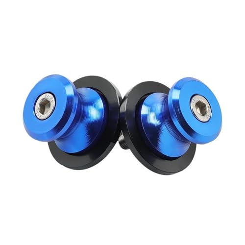 Compatible with Ducati Monster 821 Panigale 899 959 1199 1299/S/R Motorcycle Accessories Rear Stand Screw Bolt M6 Swingarm Spools Slider(Blue) - color: Blue