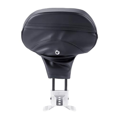 Adjustable Rider Backrest, Detachable Plug-in Driver Backrest Pad with Mounting Kit For Harley Touring CVO Electra Glide Road Glide Road King Street Glide 2009-2025