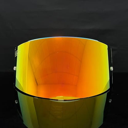 Assault Helmet Visor,Motorcycle Helmet Shield Replacement UV Protection Windshield Compatible With Assault,Stream,Rapid,Storm,FF320,FF328,FF353,FF800(Revo Deep Red) - color: Revo Deep Red