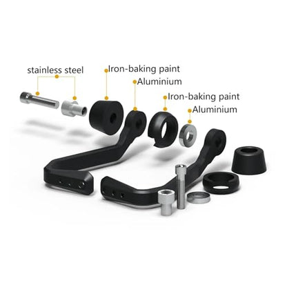for Kaw&asaki ZX-6R ZX6R 636 2007-2023 2022 2021 2020 2019 Levers Guard Brake Clutch Handlebar Protector CNC Motorcycle Bow Guard Clutch levers Hand Guards