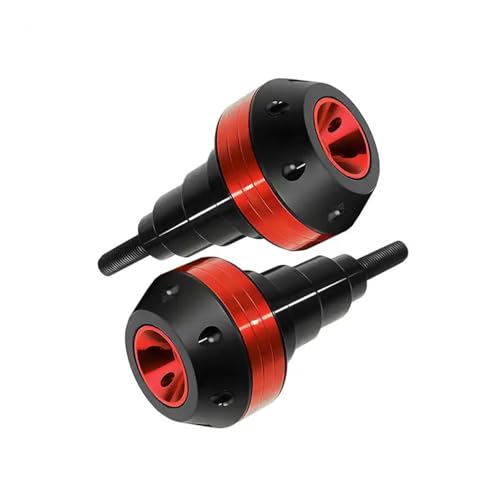 Motorcycle Frame Sliders Crash Protector for Kawasaki Ninja 300 2013-2018 CNC Aluminum Exhaust Anti-Fall Protection Bar Engine Guard Bumper Accessories,Red Style - color: Red Style