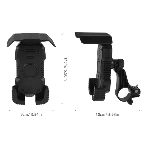 Cabilock 2pcs Motorcycle Handlebar Phone Mounts Anti-Shake Vibration Dampener Bike Cell Phone Holders for Electric Scooter and Bicycle Navigation Use