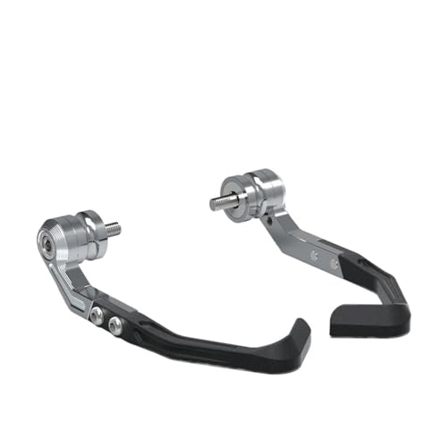 CNC Motorcycle Levers Guard Brake Clutch Handlebar Protector for KAW&ASAKI Ninja250 Ninja300 ZX-25R 2008-2023 Hand Guards - color: Gray