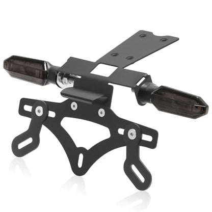 CB750 Fender Eliminator Kit Compatible with 2023-2025 CB750 & CB 750 Hornet Tail Tidy License Plate Holder with Turn Signals Rear & LED License Plate Light (Smoke Turn Signals Light)