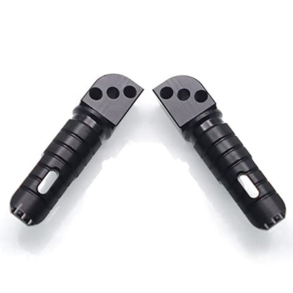 MZS Motorcycle Foot Pegs, Aluminum Passenger Footpeg Rear Footrest Rest Pedal Adjustbale Black Compatible with Z400 Z650 Z900 Z1000 Z1000SX ZX6R ZX10R ZX14R Concours EX 250 300 400 650 - size: Z400 Z650 Z900 Z1000 Z1000SX ZX6R ZX10R ZX14R