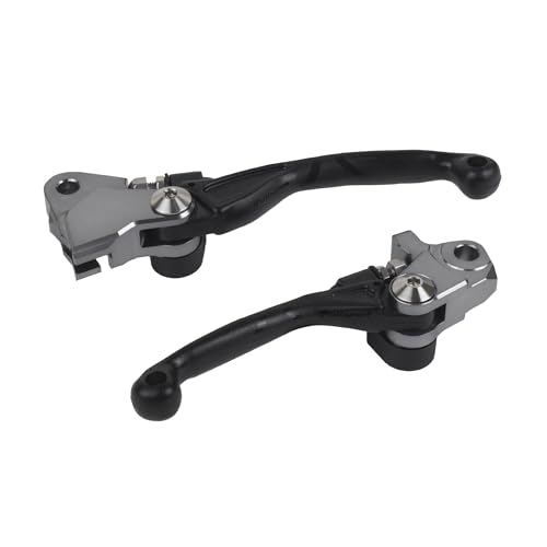 Polisport Pivot Unbreakable Levers Kit Fits Kawasaki KX250/KX450/KX250X/KX450X/KX450SR (2019–2023) Motocross (MX/Enduro) Brake/Clutch Levers, Durable Composite, OEM Shape Easy Install Black
