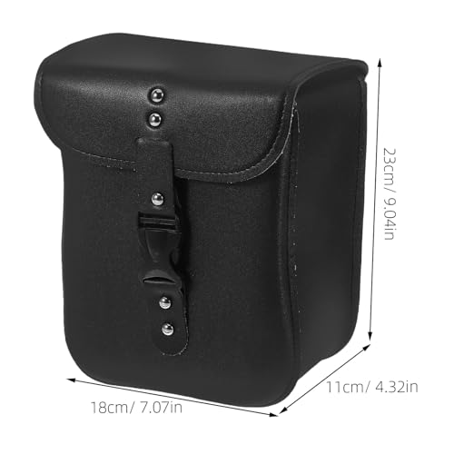 2pcs Motorcycle Handlebar Storage Bags Waterproof Front Fork Tool Pouches for Electric Bikes and Motorbikes, Compact Side Mount Riding Bags for Motorcycle Accessories