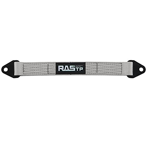 RASTP Limit Strap, Premium Quad Wrap Limit Strap Car Hauler Axle Straps Truck Wrecker Wheel Tie Down Strap with 10,000 Lb Webbing Strength (18 Inch,Gray) - color: Gray, size: 18 Inch