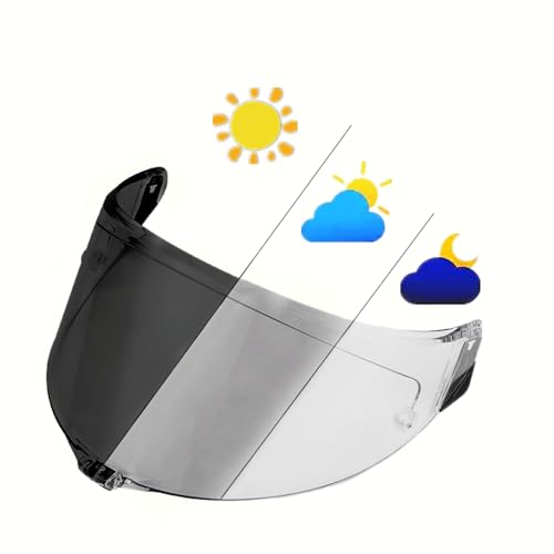 BSTOP Pista GPR Face Shield Uv-protected For AGV Pista GPRR/GPR, CORSA-R Helmet Shield Visor Windshield (Photochromic Clear-day and night) - color: Photochromic Clear-day and Night