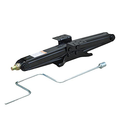 Bastion Distribution One New 24" Scissor Jack with Crank Handle | 5000lbs Capacity | Adjustable 4-24” Height | Spray-Tested Powder Coated | BJ-5000MSJ24 - size: 24" (One Pack)